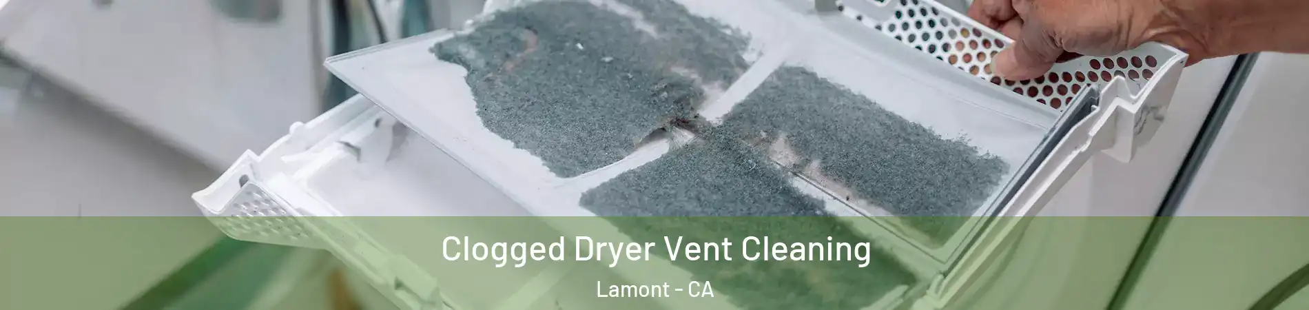  Clogged Dryer Vent Cleaning Lamont - CA