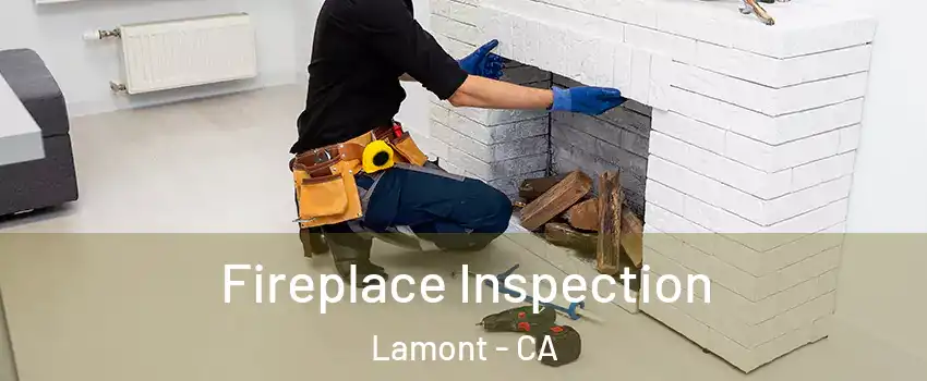  Fireplace Inspection Lamont - CA