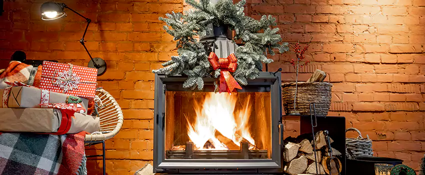 Travis Industries Linear Gas Fireplace Installation in Lamont, California