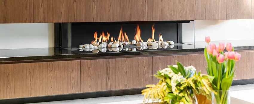 Double-height Fireplace Design Refurbishment in Lamont, California