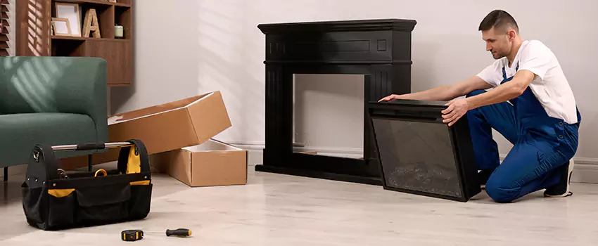 Old Rusted Metal Fireplace Repair And Replacement in Lamont, CA